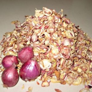 Dehydrated slice onion